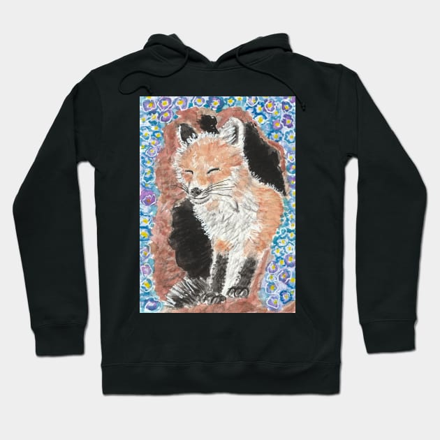 Cute fox art Hoodie by SamsArtworks